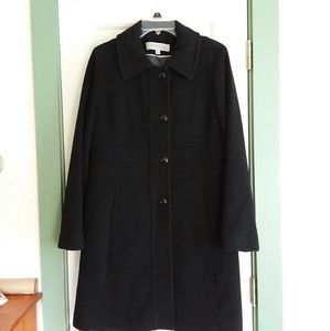 Anne Klein heavy wool/cashmere peacoat